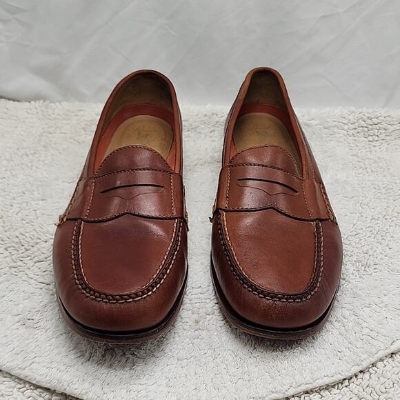 COLE HAAN STYLE: PINCH GRAND PENNY LOAFERS PAPAYA LEATHER MENS 11.0 VGUC ELEGANT main image 15
